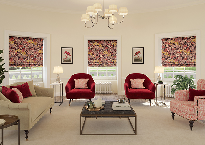 Leopard, Sunstone - Motorised Roman Blind - Image 8